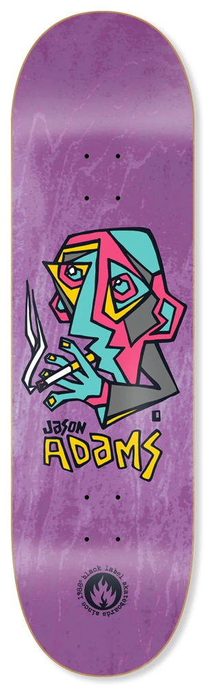 Black-Label Skateboard Deck Adams Smoking Section 8,50