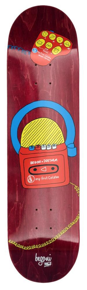 MOB Skateboards Begoni x Joetaem My First Collab Deck - 8.25 MOB Skateboards Begoni x Joetaem My First Collab Deck - 8.25