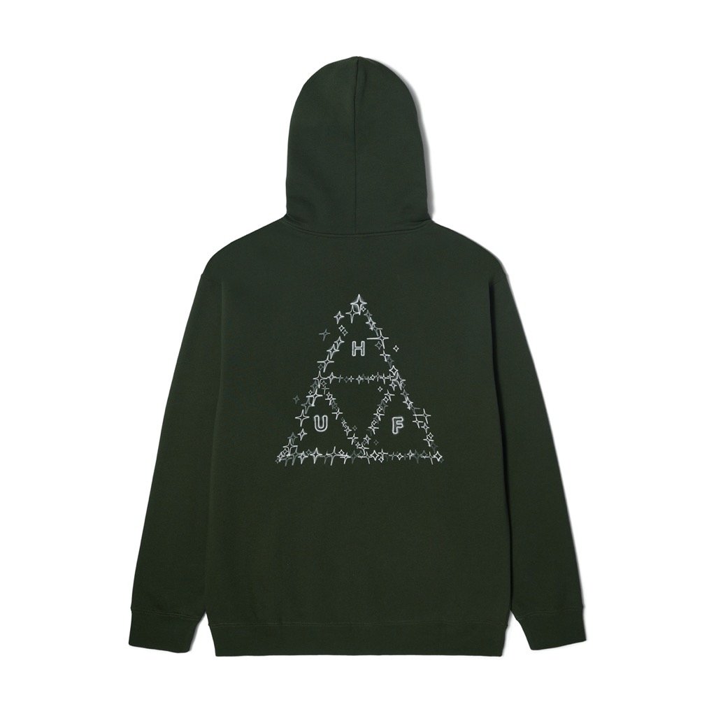HUF Gleam Hoodie - hunter green XXL