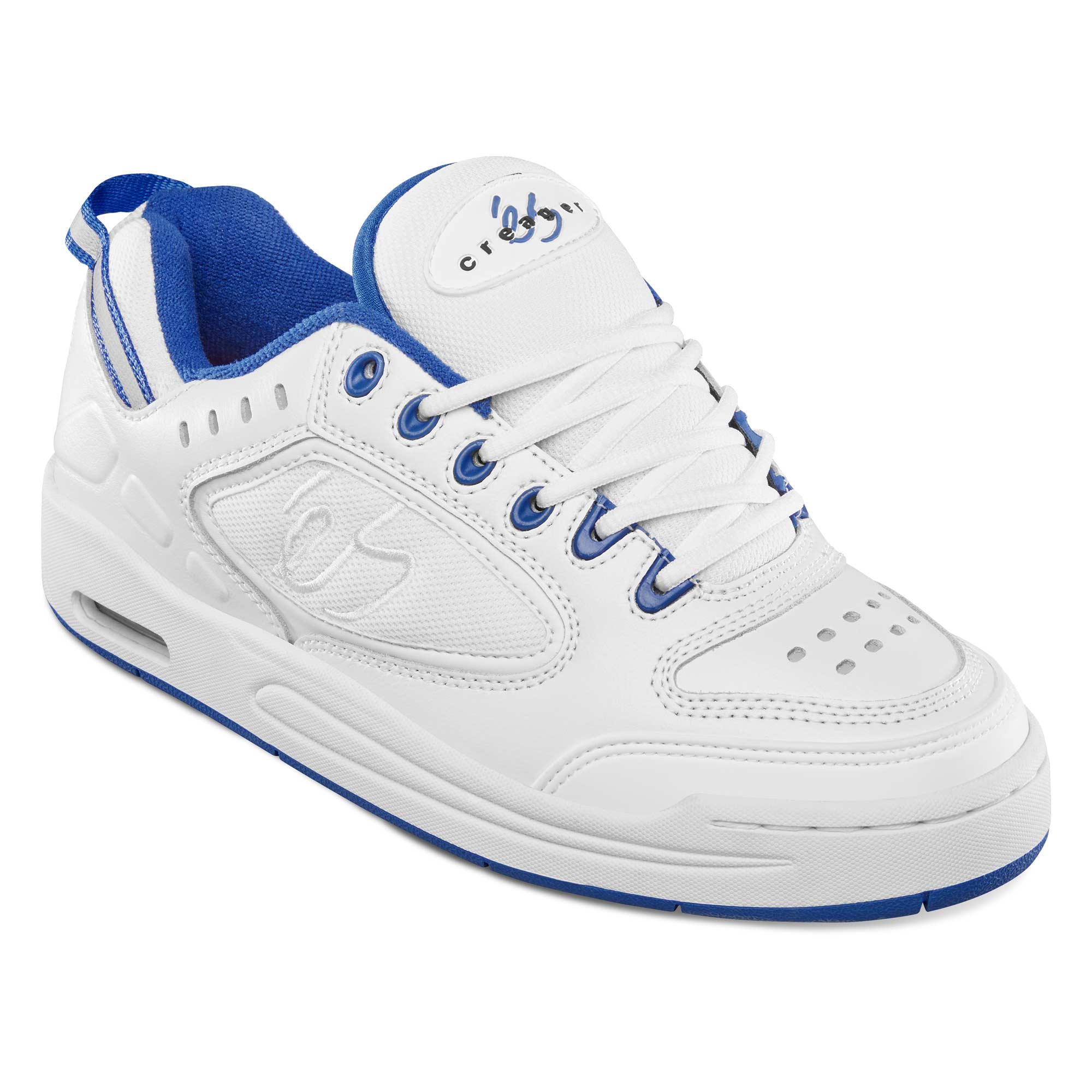 eS SKB Shoe CREAGER whi/blu, blue/white 9½