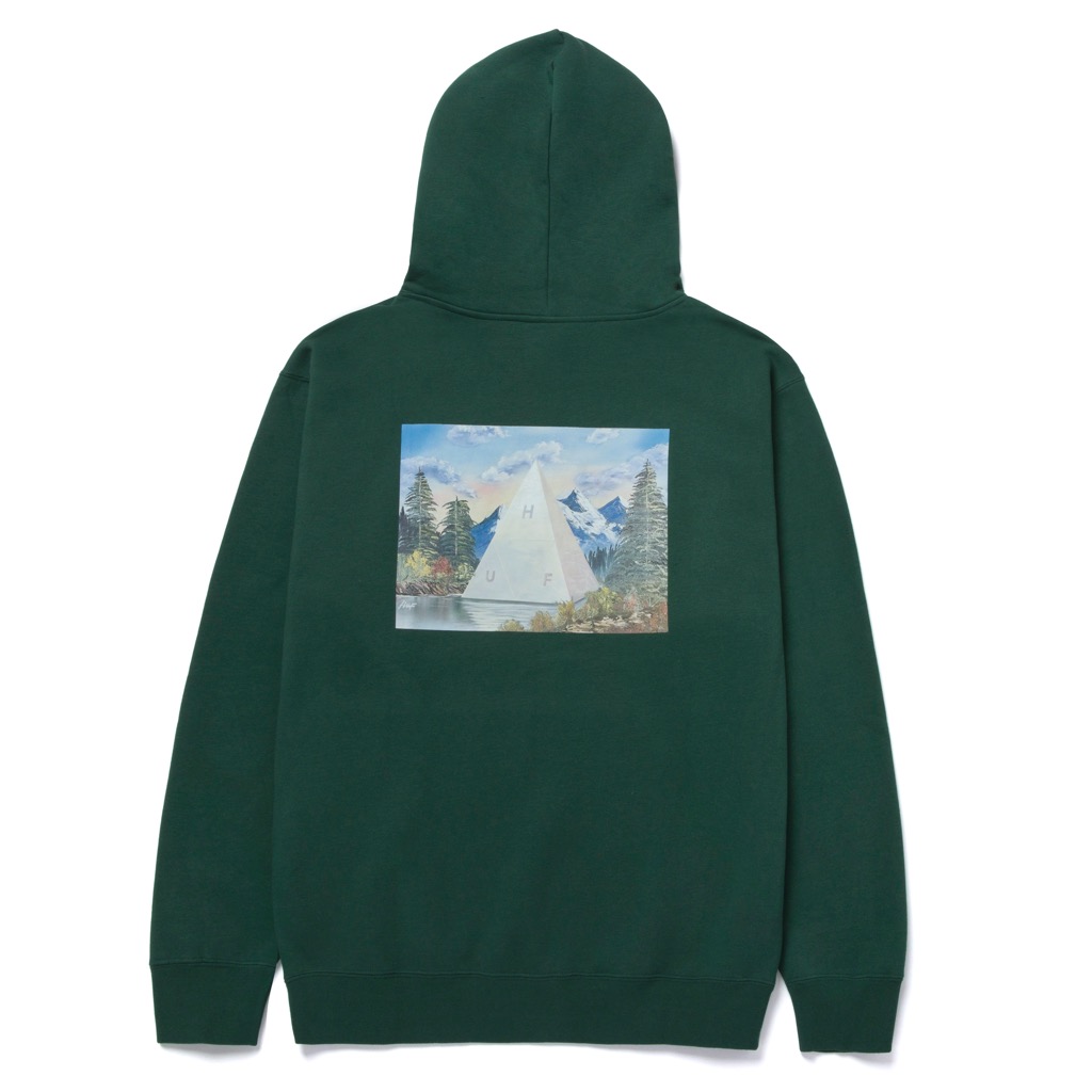 HUF Discover Nature Hoodie - forest green XXL