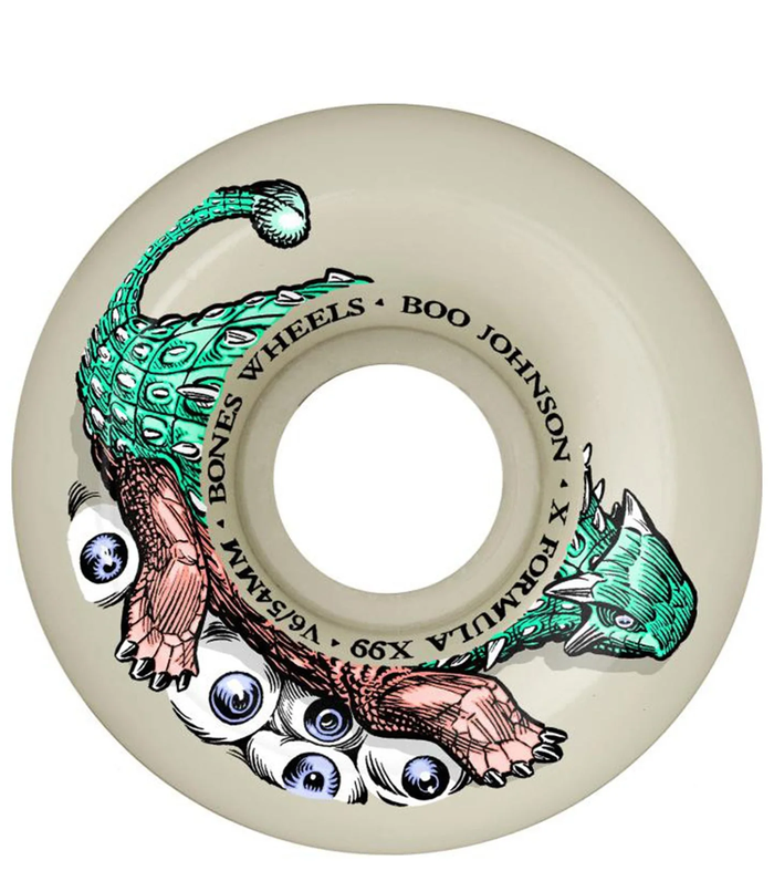Bones Wheels X-Formula 99A Boo Johnson Dino-Sortas V6 56mm Bones Wheels X-Formula 99A Boo Johnson Dino-Sortas V6 56mm