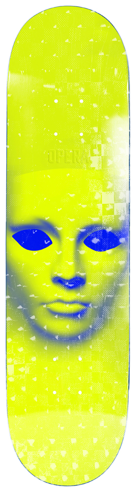 Opera Skateboard Deck Face
