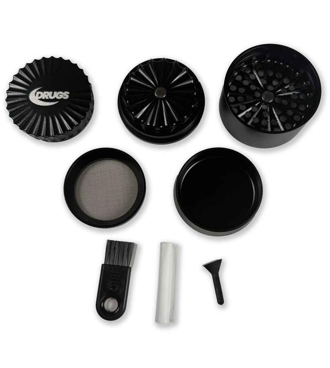 The Dudes Drugs Premium Grinder - black The Dudes Drugs Premium Grinder - black