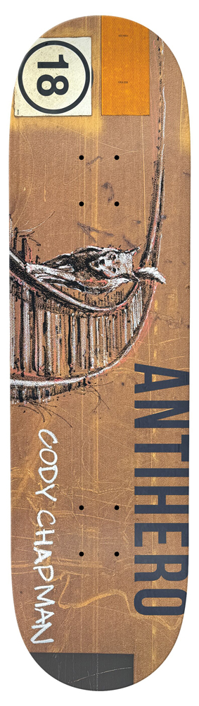 Anti Hero Skateboard Deck Chapman Intermodal 8,50