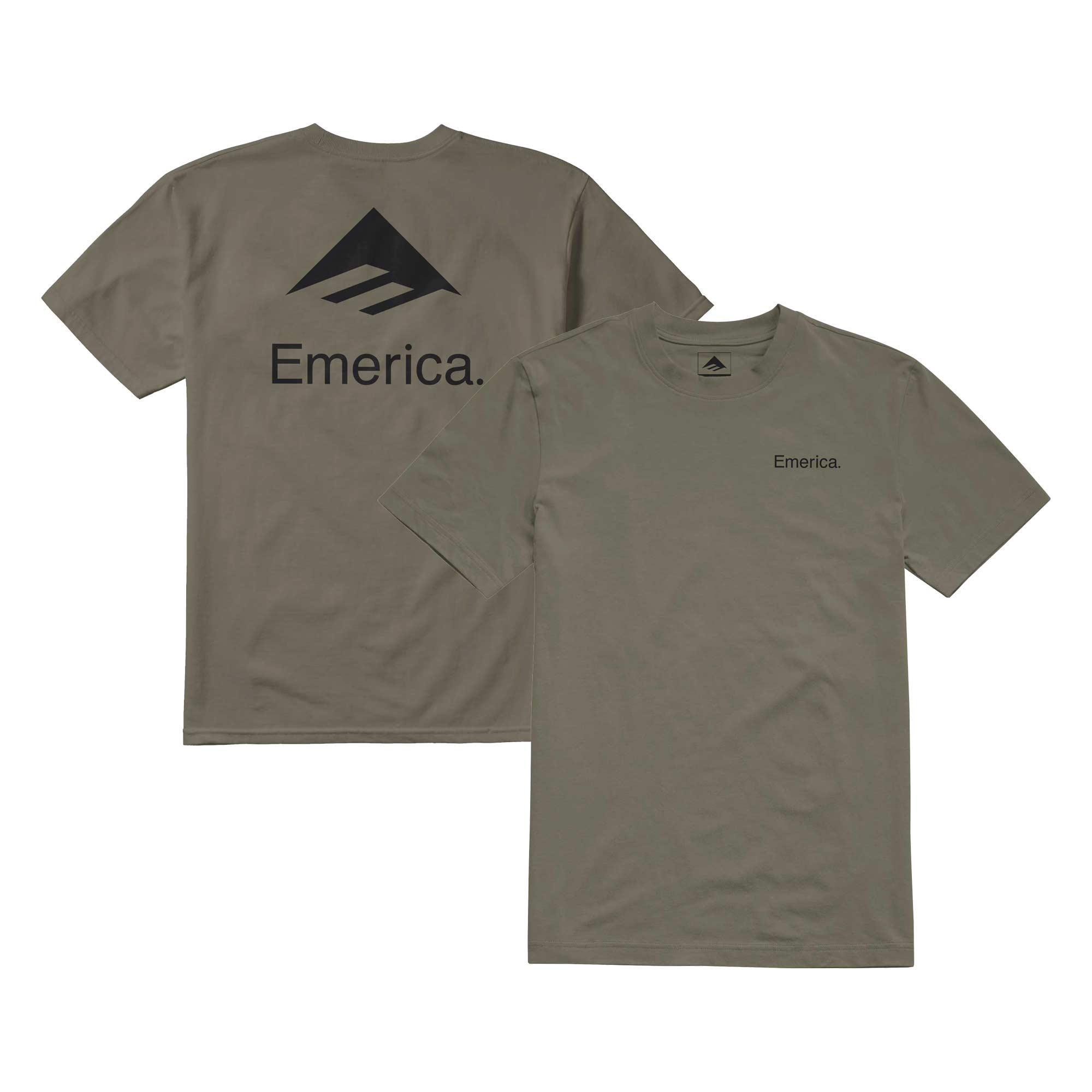 EMERICA T-Shirt LOCKUP S/S, moss XL