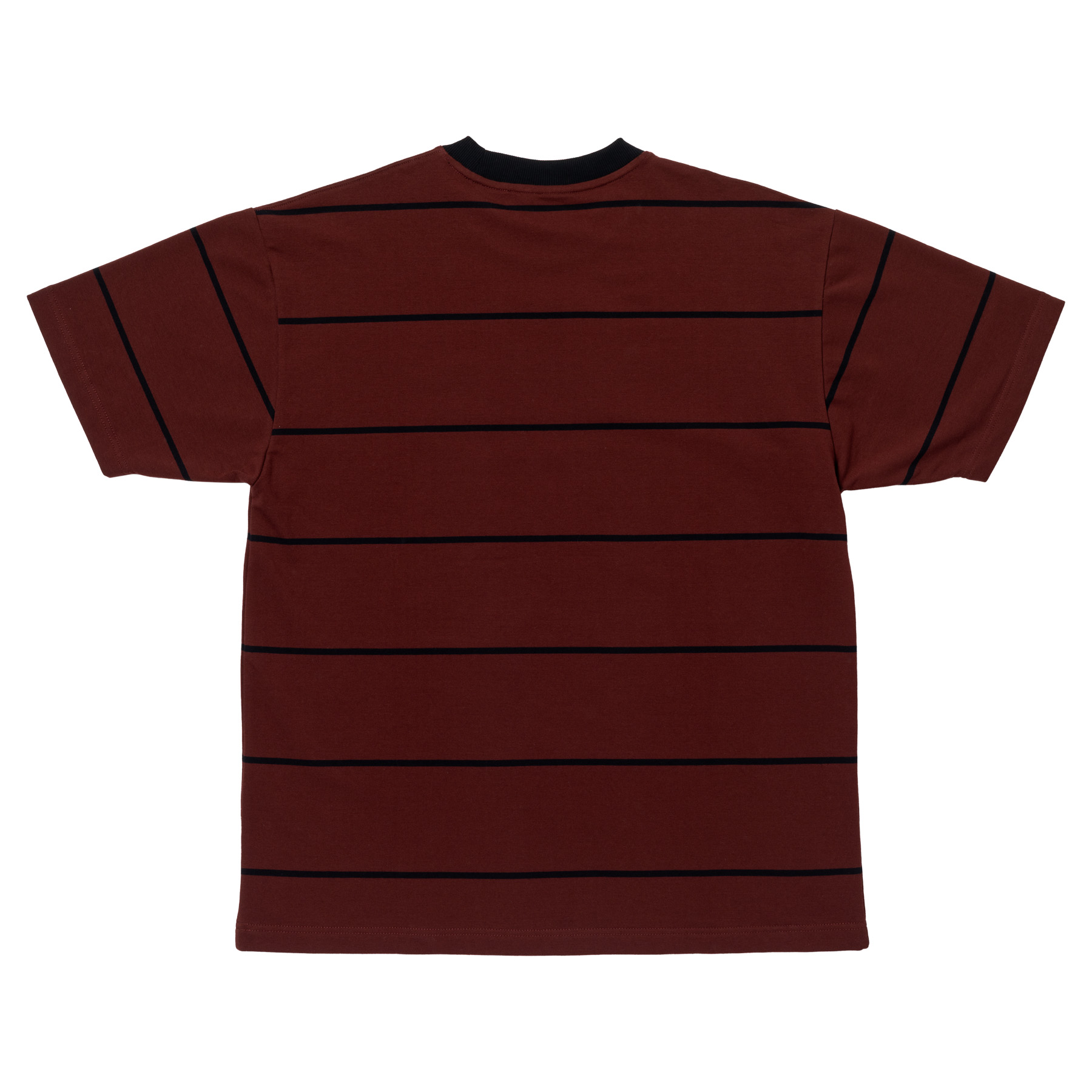 Spitfire T-Shirt Bighead EMB Stripe Burgundy M Spitfire T-Shirt Bighead EMB Stripe Burgundy M