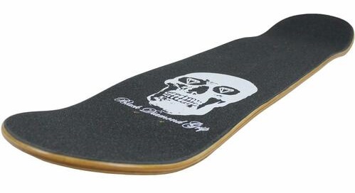 Black Diamond Skateboard Griptape skull weiß