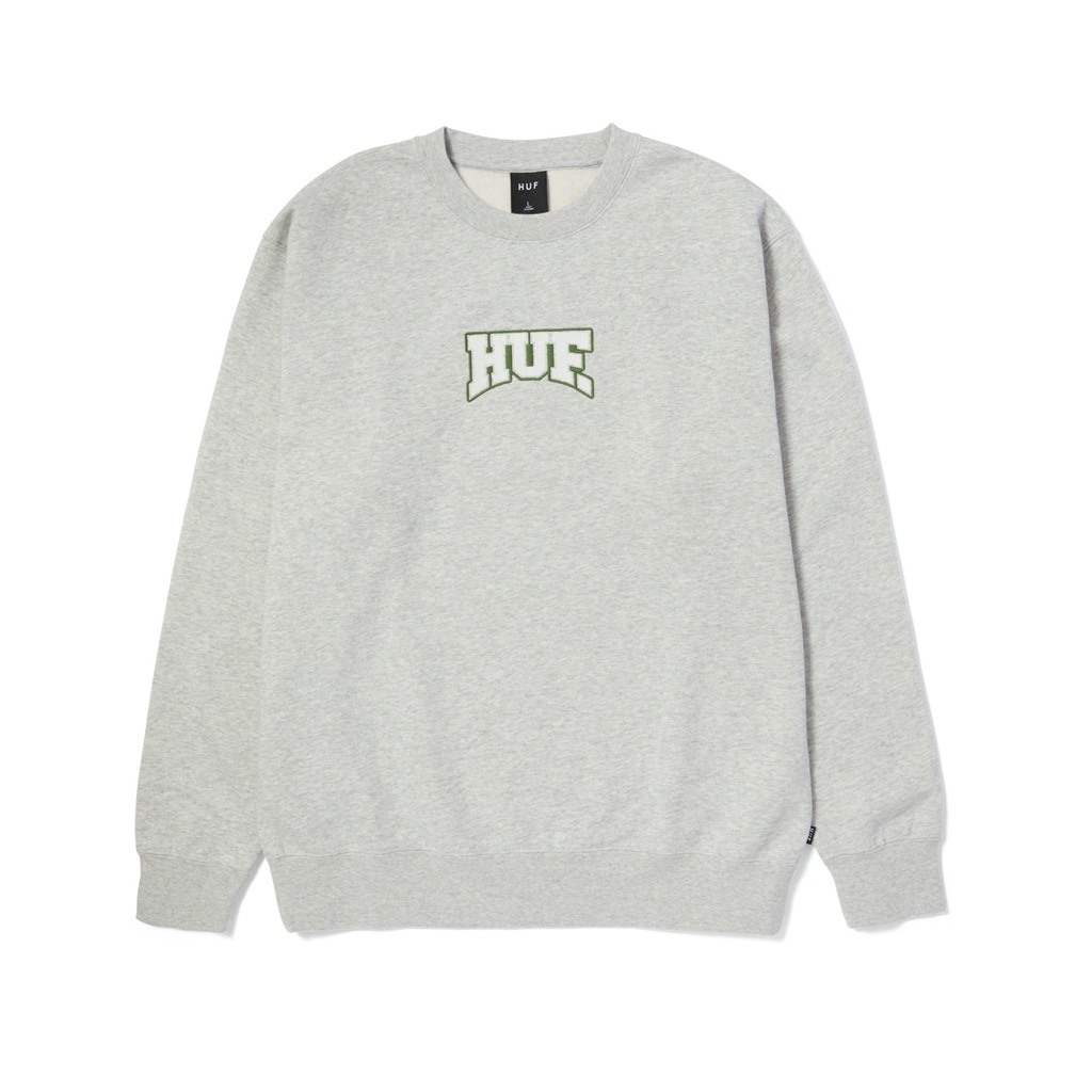 HUF Home Team Pullover - heather grey HUF Home Team Pullover - heather grey XXL