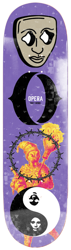 Opera Skateboard Deck Wood Piece 8,50 8,75