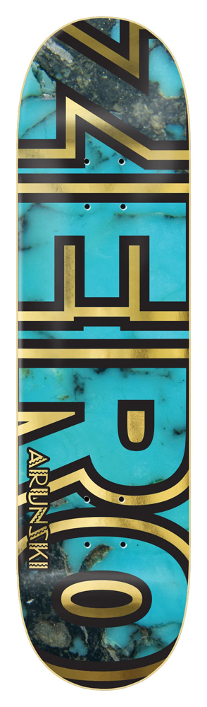 Zero Skateboard Deck Arunski Signature Bold 8,25