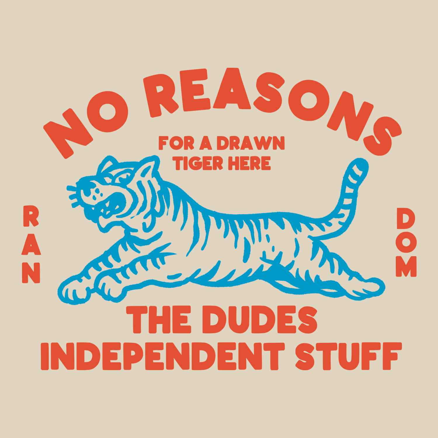 The Dudes No Reasons Classic T-Shirt - Almond milk XXXL