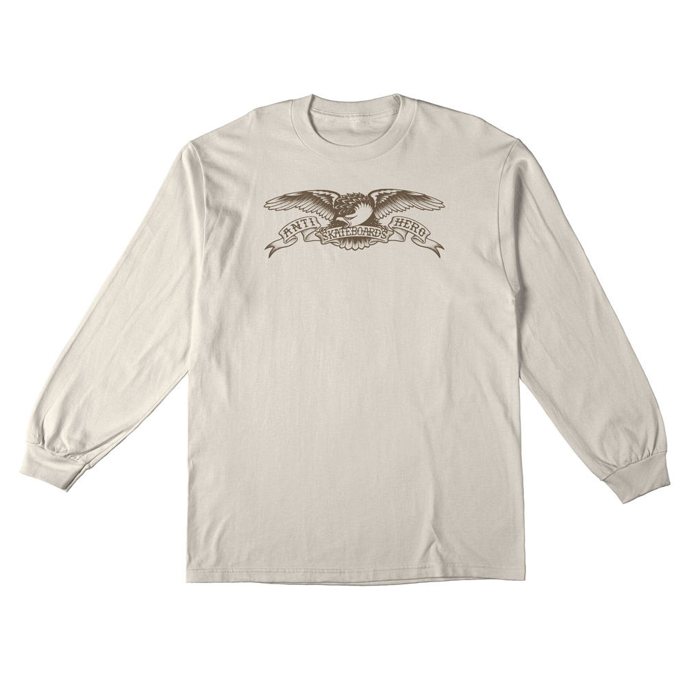 Langarm T-Shirt Anti Hero Basic Eagle Cream XXL