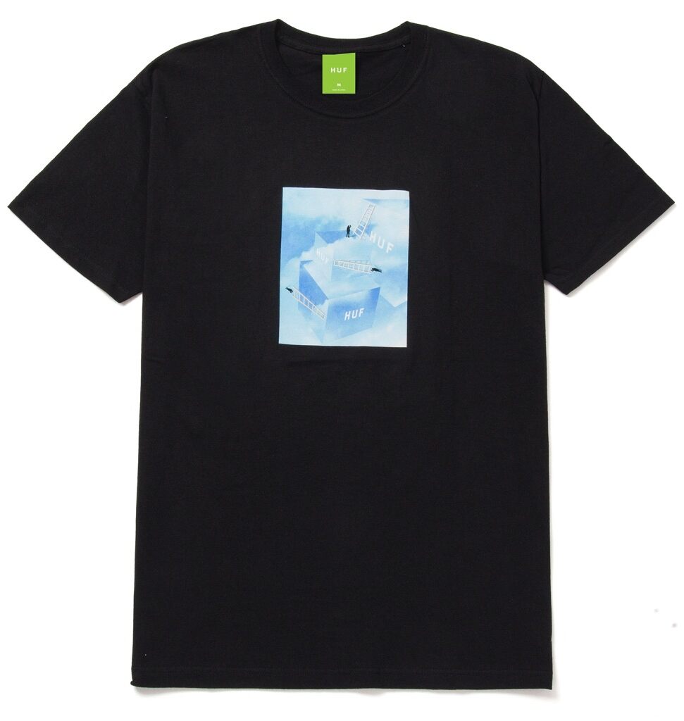 HUF Clouded T-Shirt - black XXL