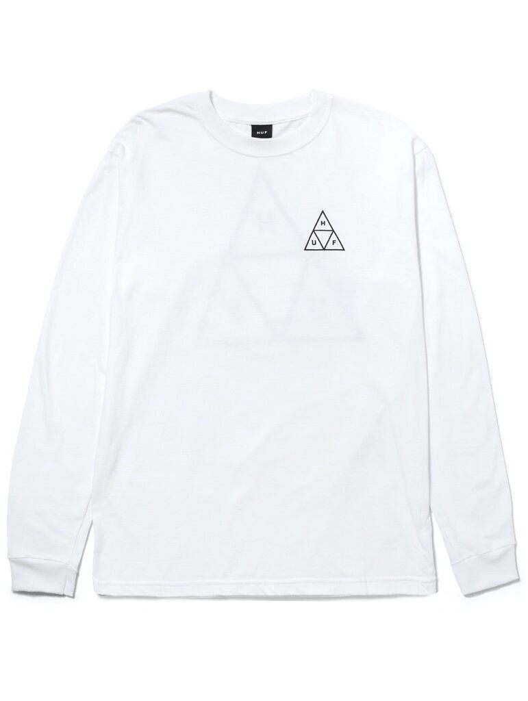 HUF Set Triple Triangle Longsleeve - white M HUF Set Triple Triangle Longsleeve - white XXL