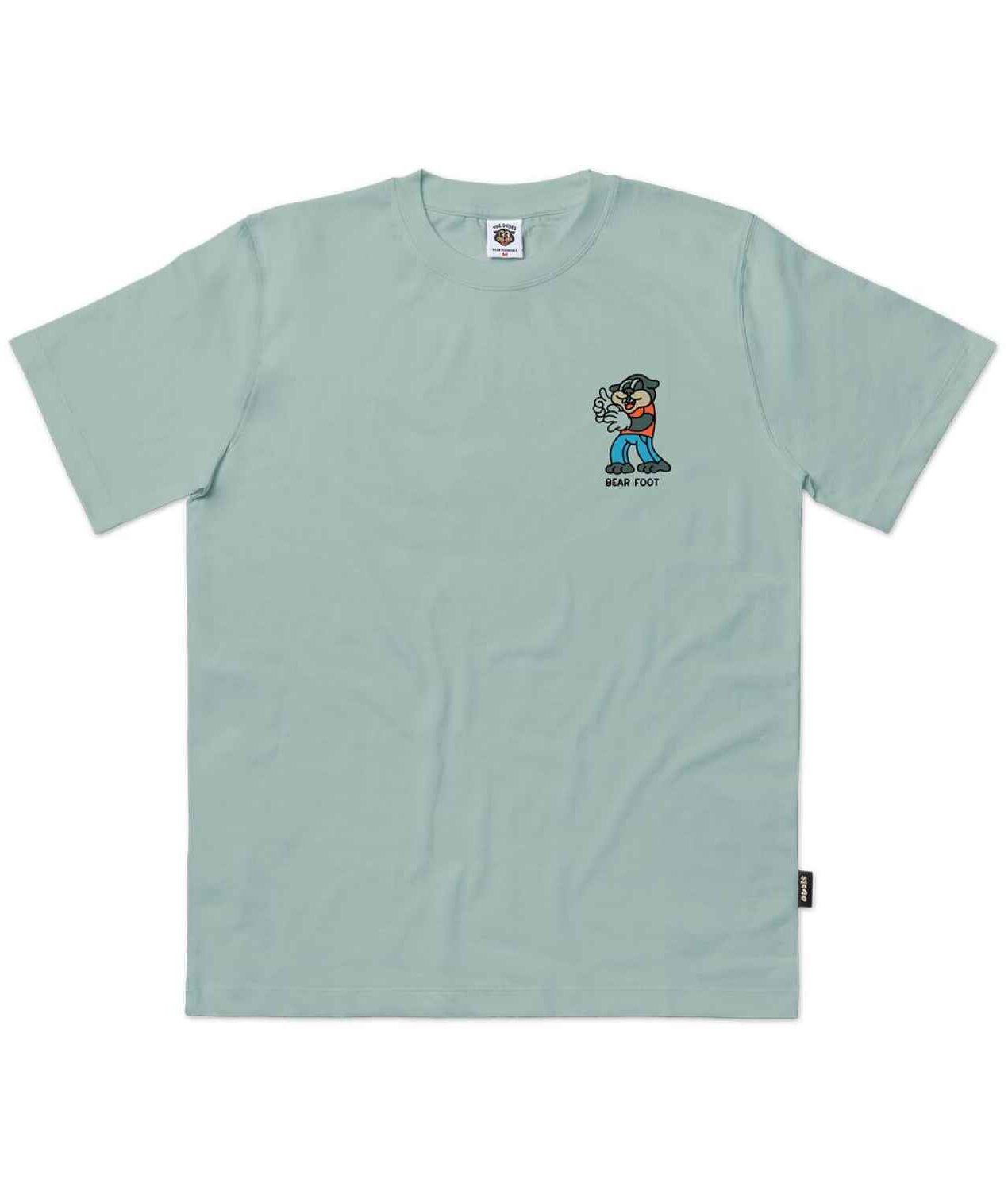 10073703-1 The Dudes Bear Foot Classic T-Shirt Standard - aloe M