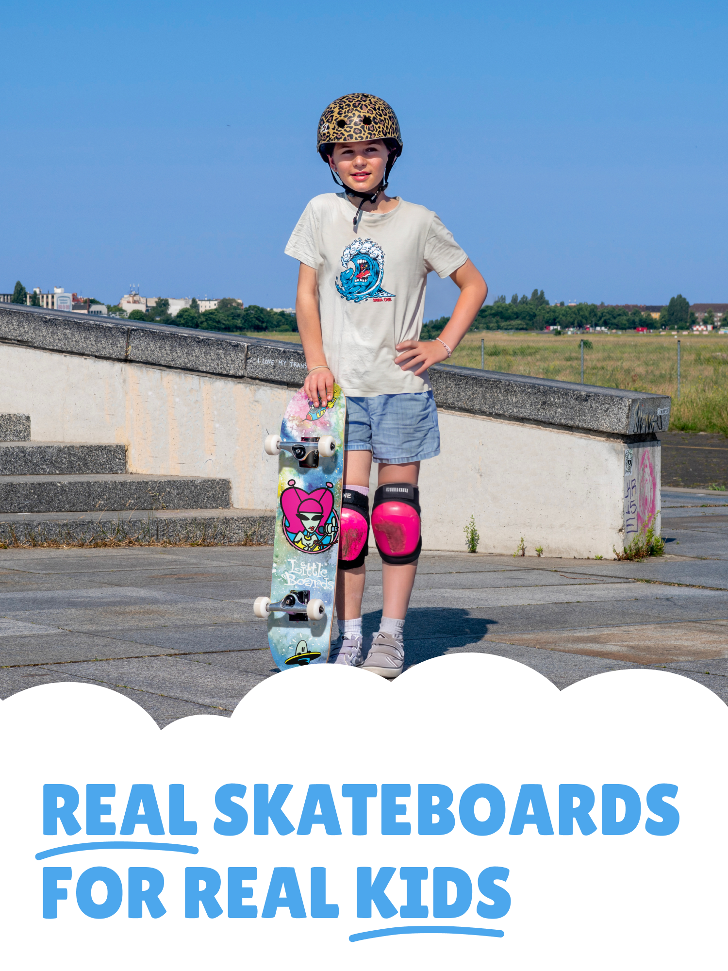 Little Boards Kinder Skateboard Cosmic 7.3 Little Boards Kinder Skateboard Cosmic 7.25