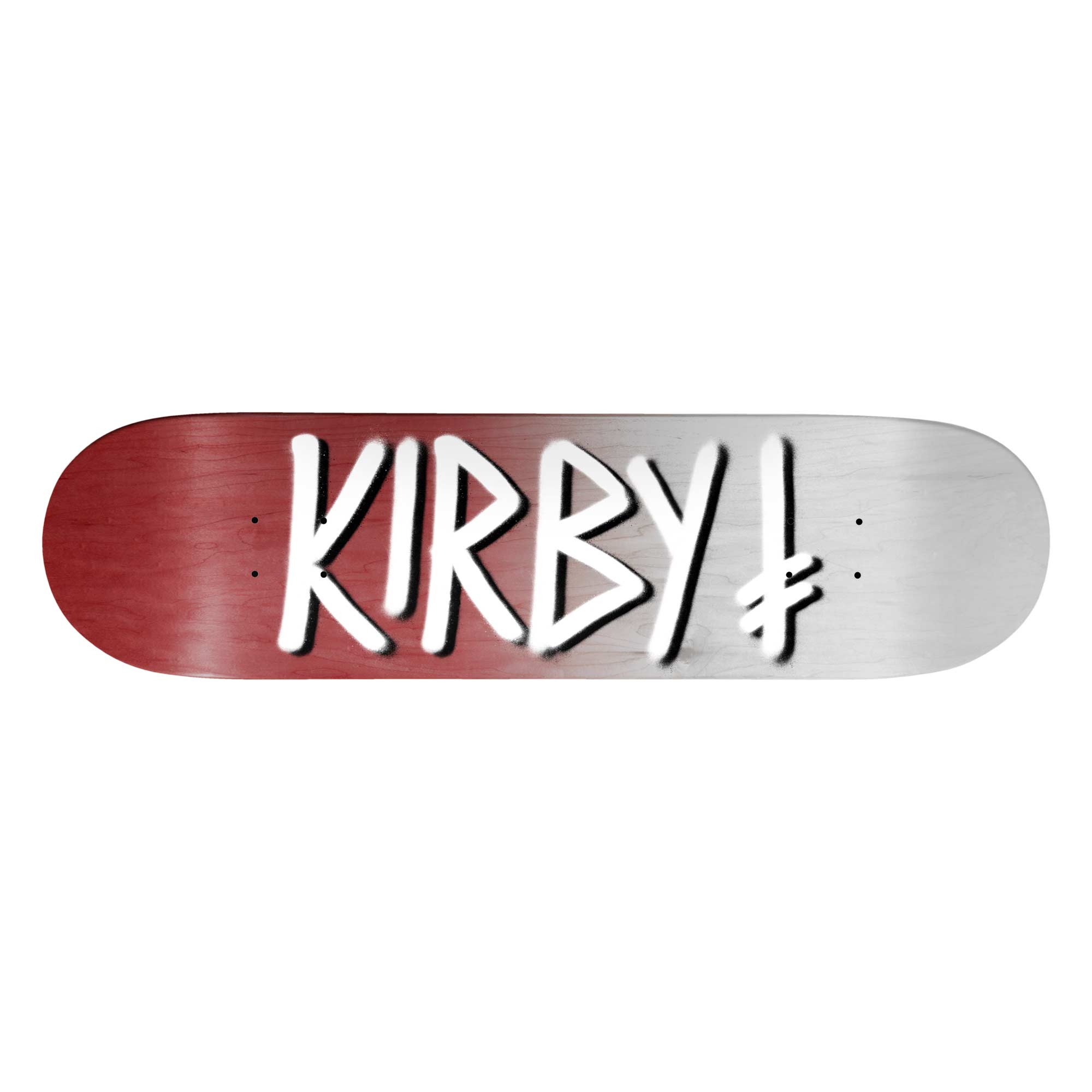 DEATHWISH Deck GANG NAME TK BUR/WHT 8.5