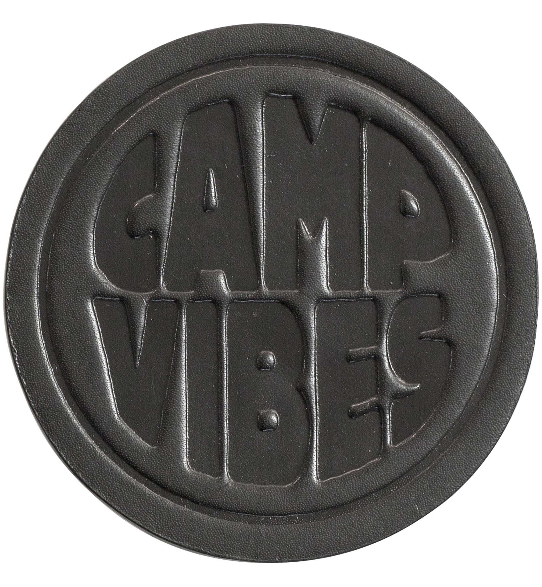 POLER Acc. LEATHER COASTERS, black