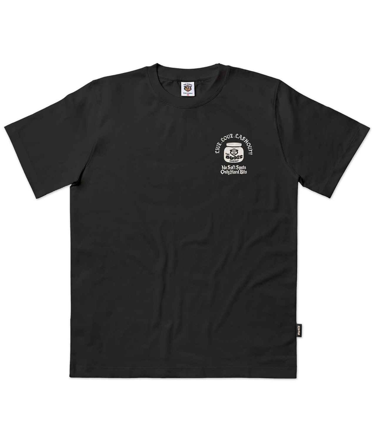 The Dudes Ripped Seasonal T-Shirt - black XS The Dudes Ripped Seasonal T-Shirt - black XXXL