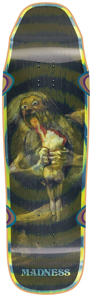 Madness Skateboard Deck Halftone Son 9,50 R7 Green Swirl Madness Skateboard Deck Halftone Son 9,50 R7 Green Swirl