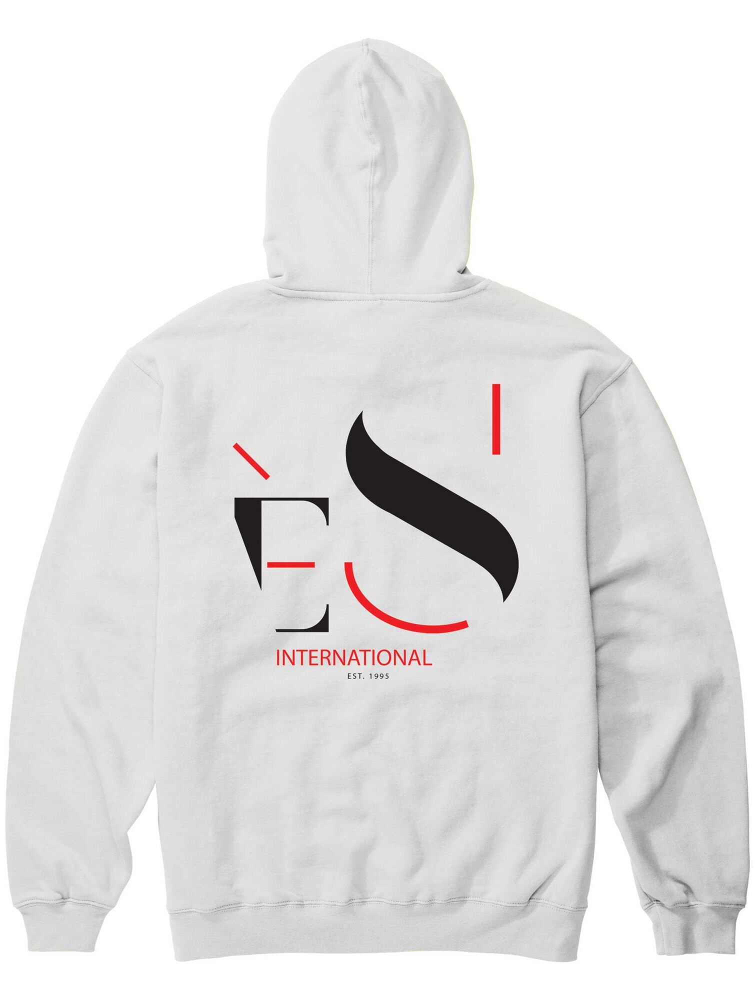 eS SKB Sweat CUTOUT HOOD, white XL