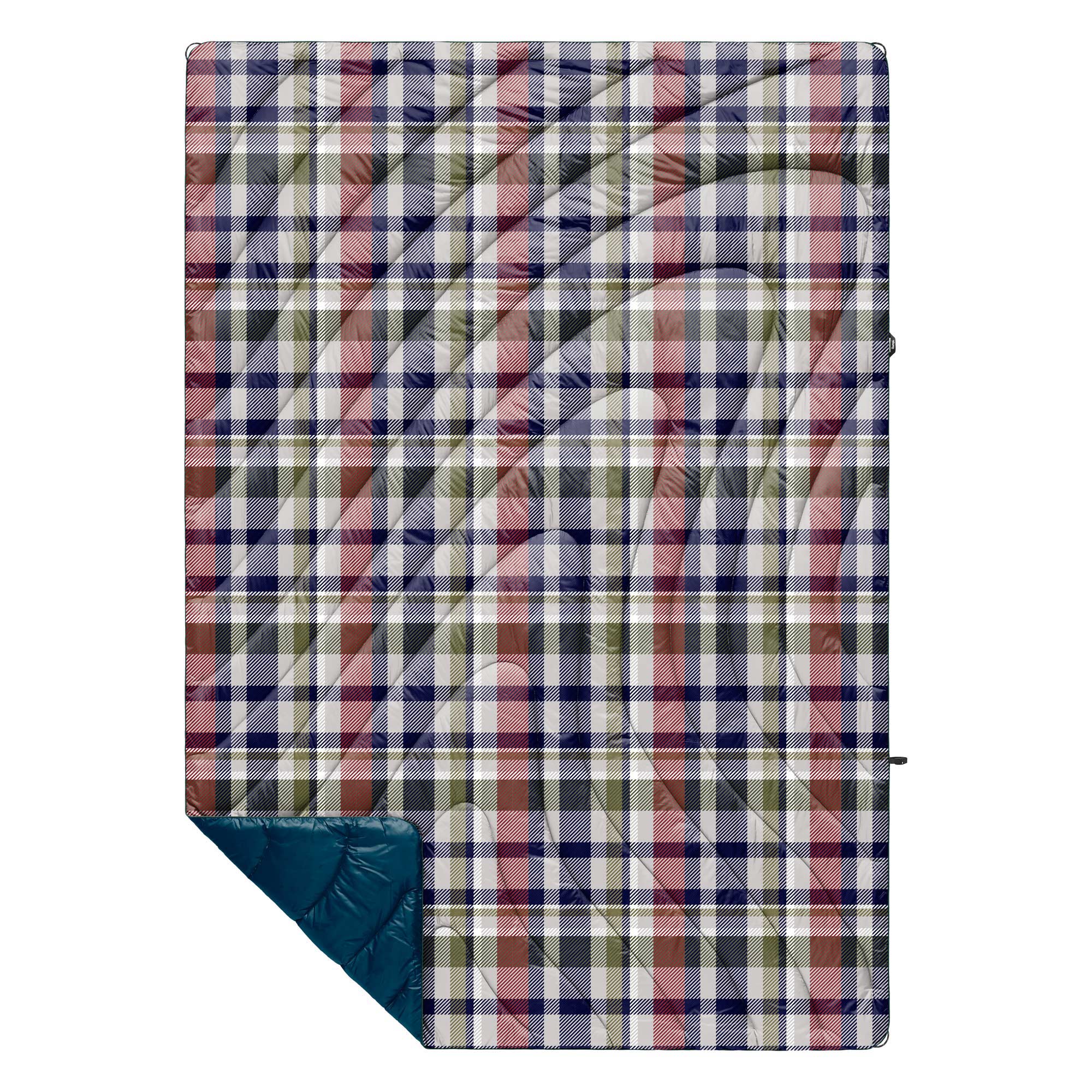 RUMPL Blanket ORIGINAL PUFFY PRINTED / 1 PERS, sequoia plaid RUMPL Blanket ORIGINAL PUFFY PRINTED / 1 PERS, sequoia plaid