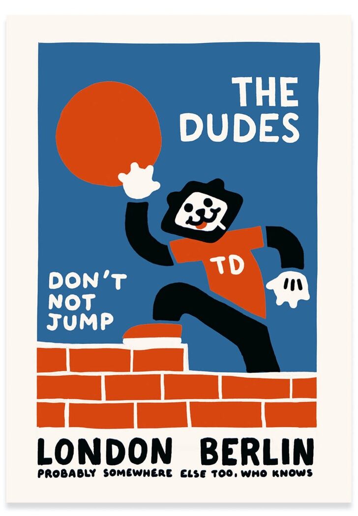 The Dudes Jump Unlimited Print - white The Dudes Jump Unlimited Print - white
