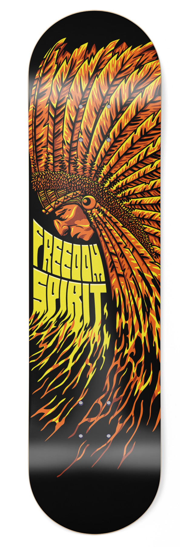 Freedom Spirit Skateboard Deck Freedom Spirit Skateboard Deck 8.75