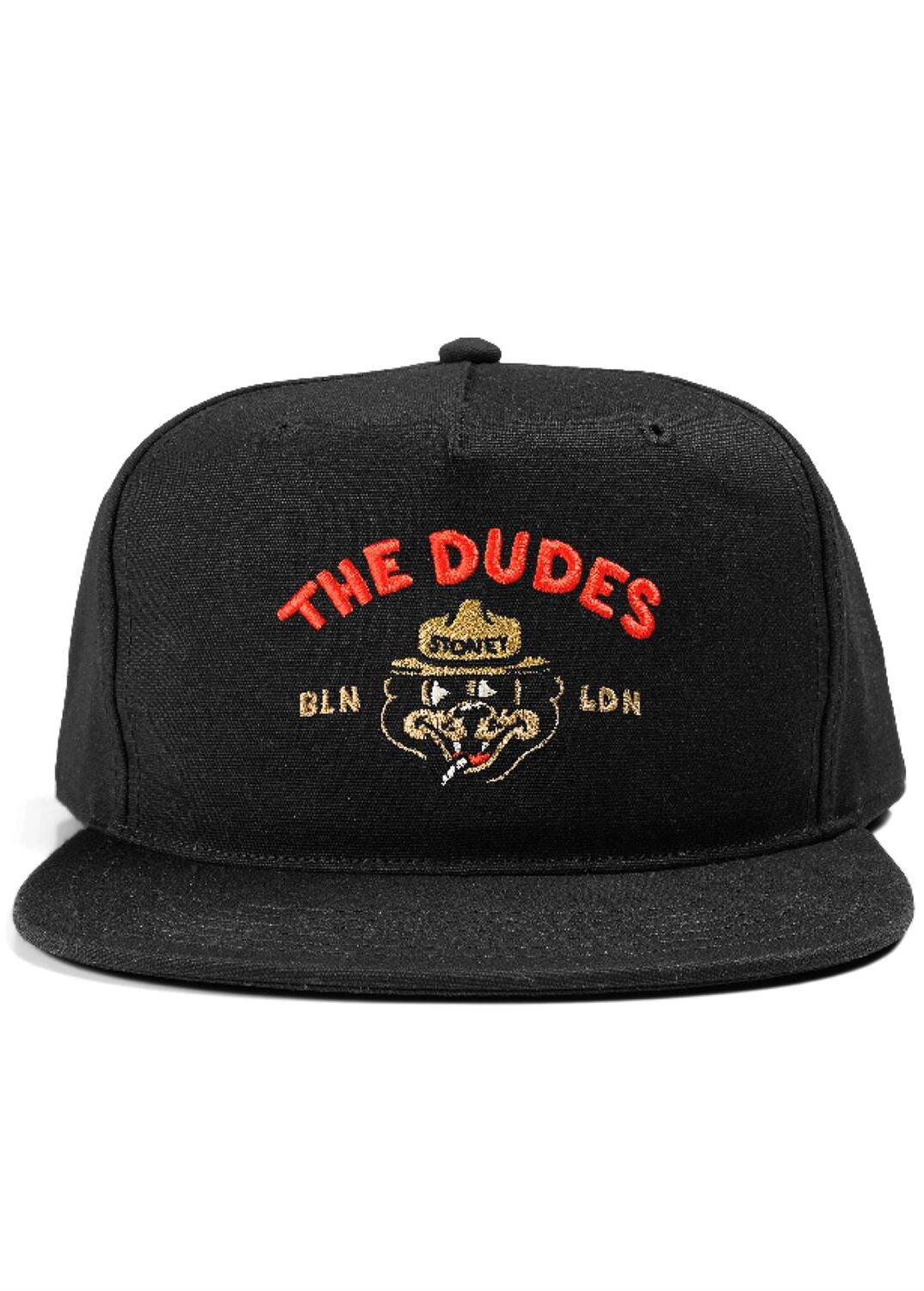 The Dudes Stoney Mesh 5 Panel Cap - black The Dudes Stoney Mesh 5 Panel Cap - black