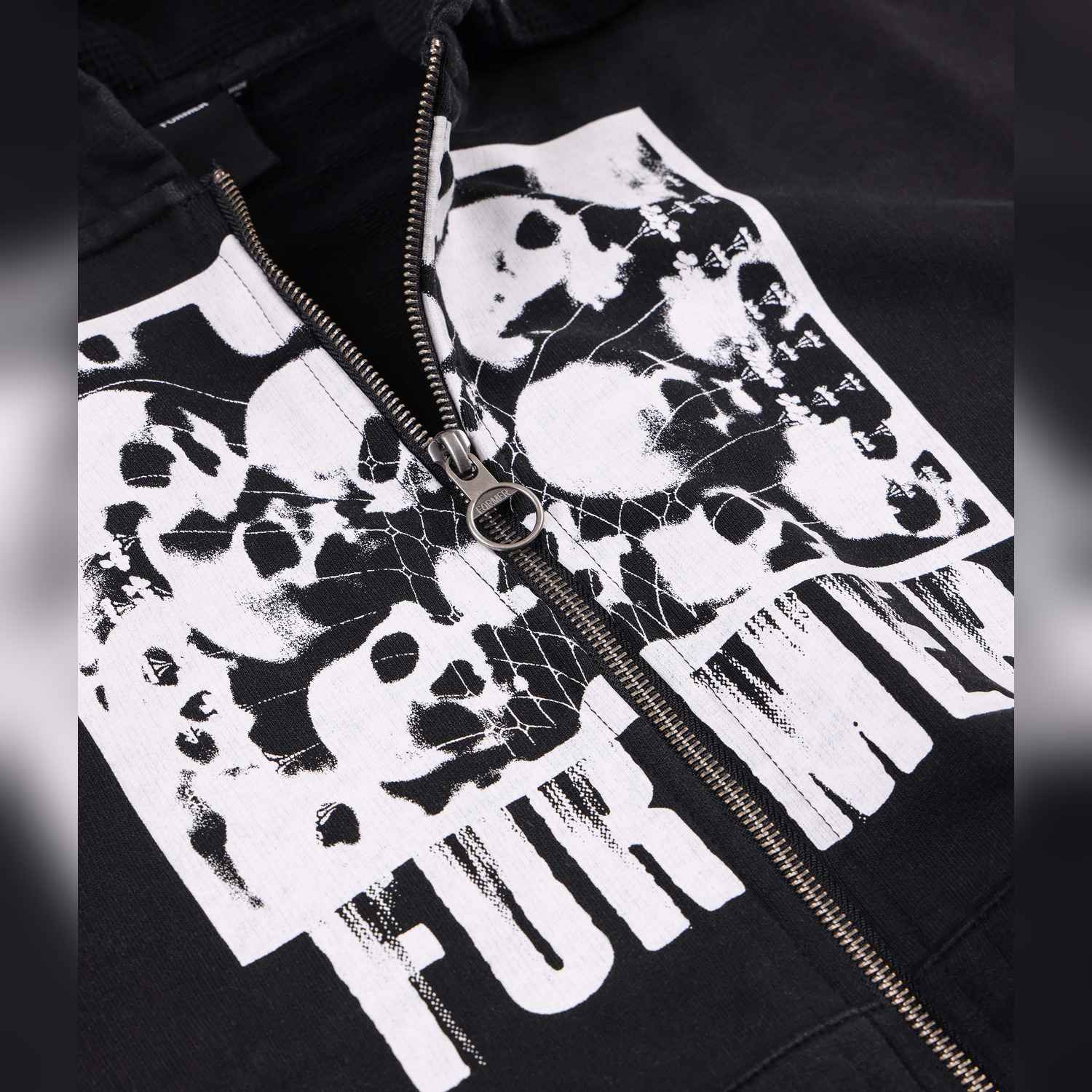 Former Vital Zip Hoodie - acid black XL