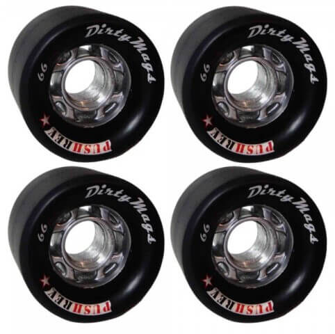 PUSHREV Dirty Mags Longboard Wheels 72mm 80A Black PUSHREV Dirty Mags Longboard Wheels 72mm 80A Black