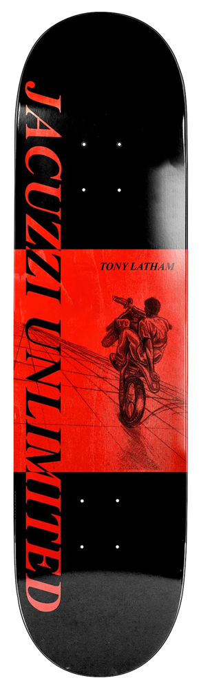 Jacuzzi Skateboard Deck Tony Latham Dirtbike Jacuzzi Skateboard Deck Tony Latham Dirtbike