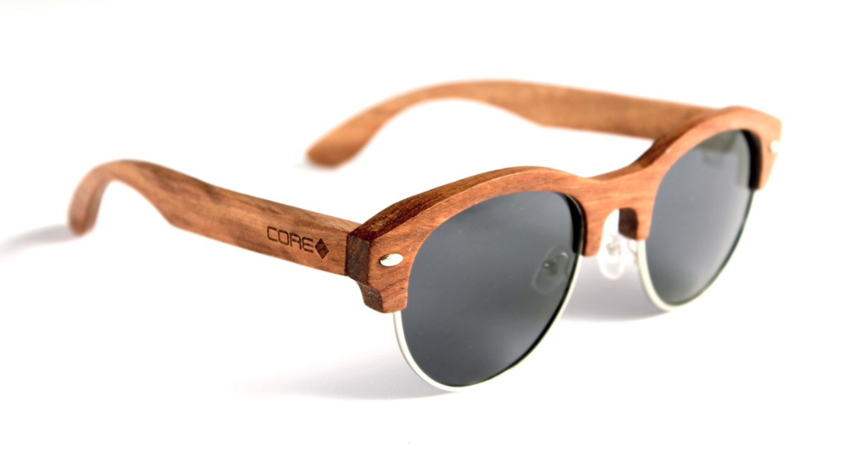 Core Wood Sunglasses Lennie Smoke