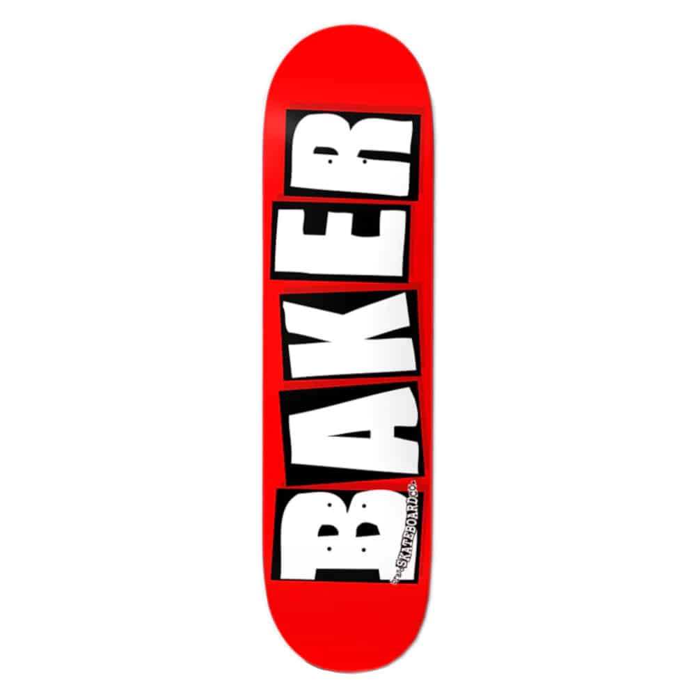 Baker Brand Logo Skateboard Deck white/red 8.0 Baker Brand Logo Skateboard Deck white/red 8.0