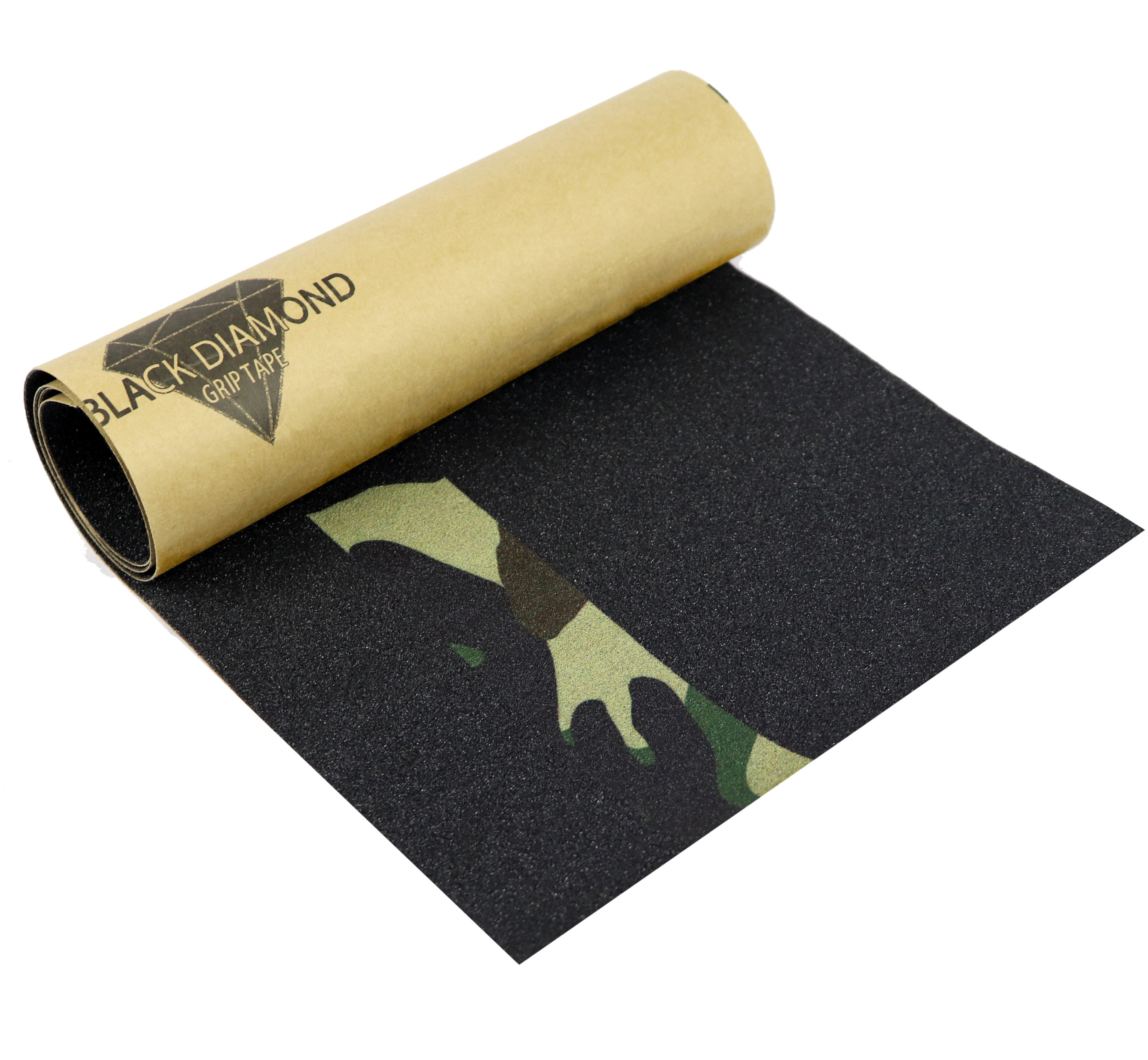 BlackDiamond Skateboard Griptape "Woodland camouflage"
