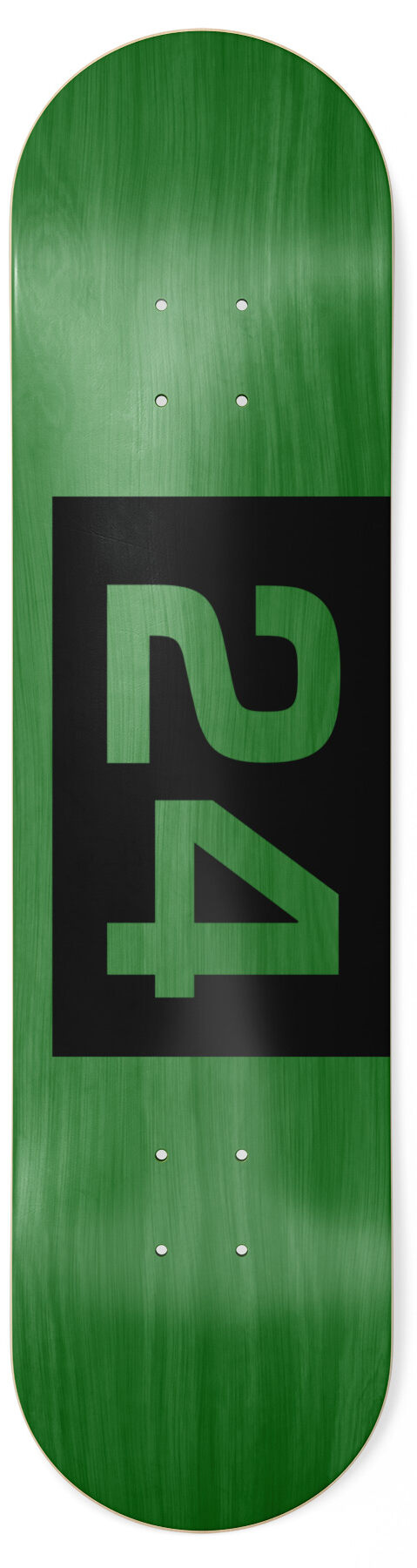 Skateshop24 - 24 black Skateboard Deck 8.75