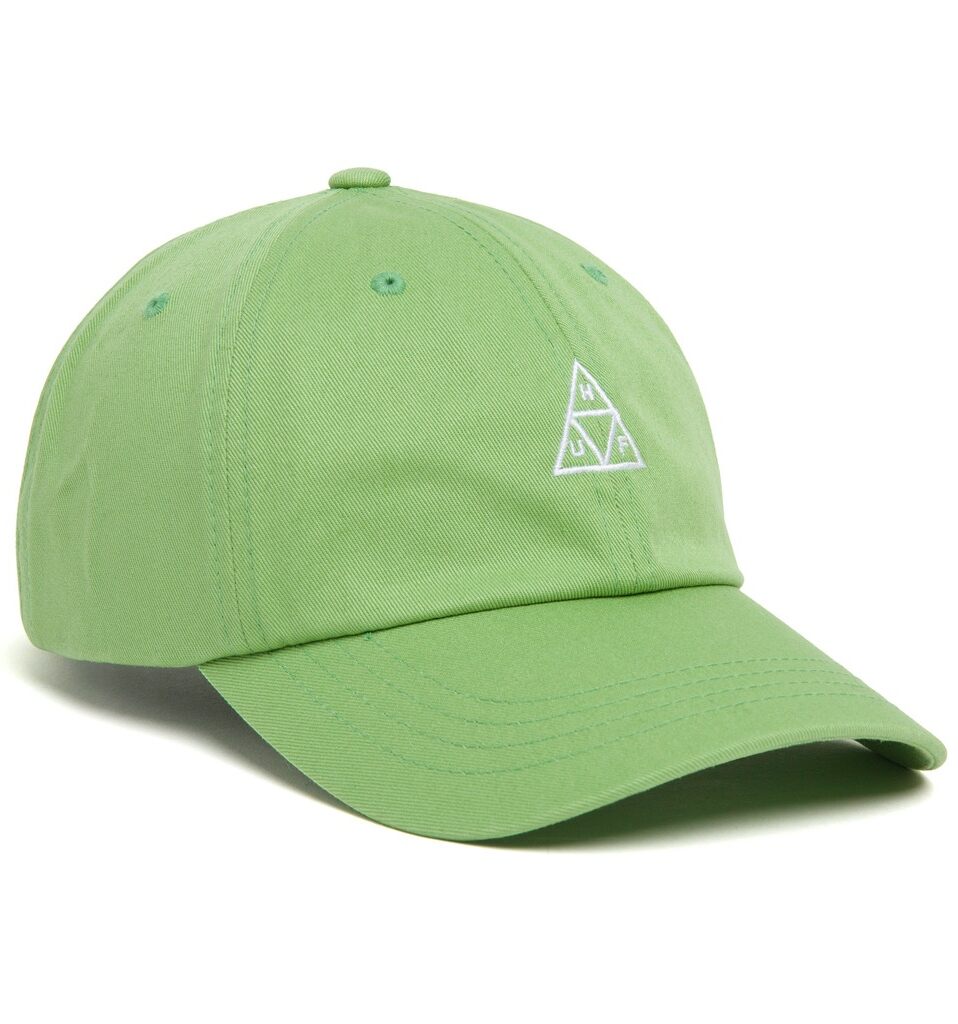 HUF Essentials Triple Triangle Logo 6 Panel - basil