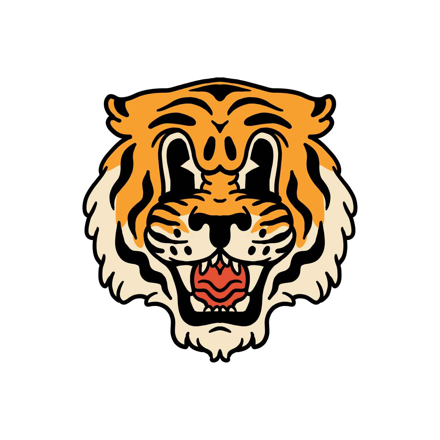 The Dudes Tiger Bear Classic Premium T-Shirt - Almond milk The Dudes Solo Tiger Classic T-Shirt - Black XXXL