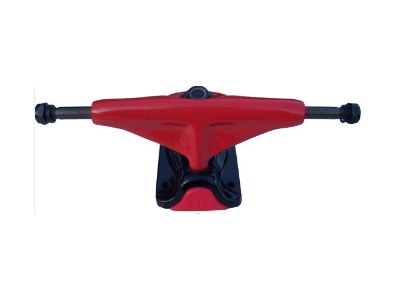 Tensor Trucks Skateboard Achse Slider Duo Tone rot/schwarz 5.0