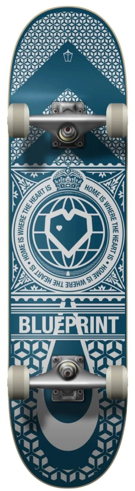 Blueprint Komplettboard Home Heart Navy/White 8,00 Blueprint Komplettboard Home Heart Navy/White 8,00