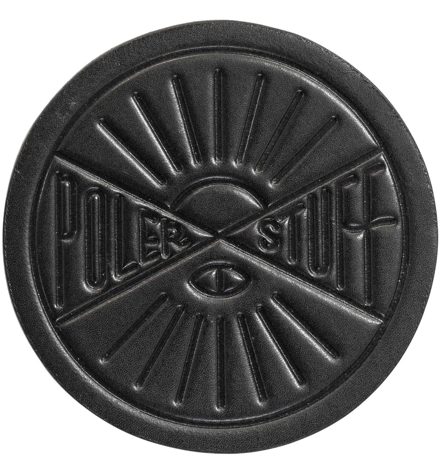 POLER Acc. LEATHER COASTERS, black