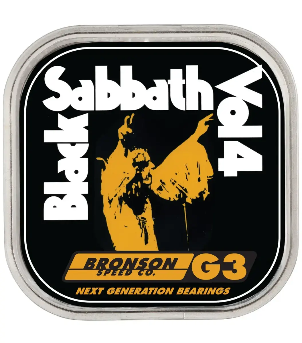 bronson-speed-co-black-sabbath-g3-skateboard-bearings.webp Bronson Speed Co. Black Sabbath G3 Skateboard Kugellager