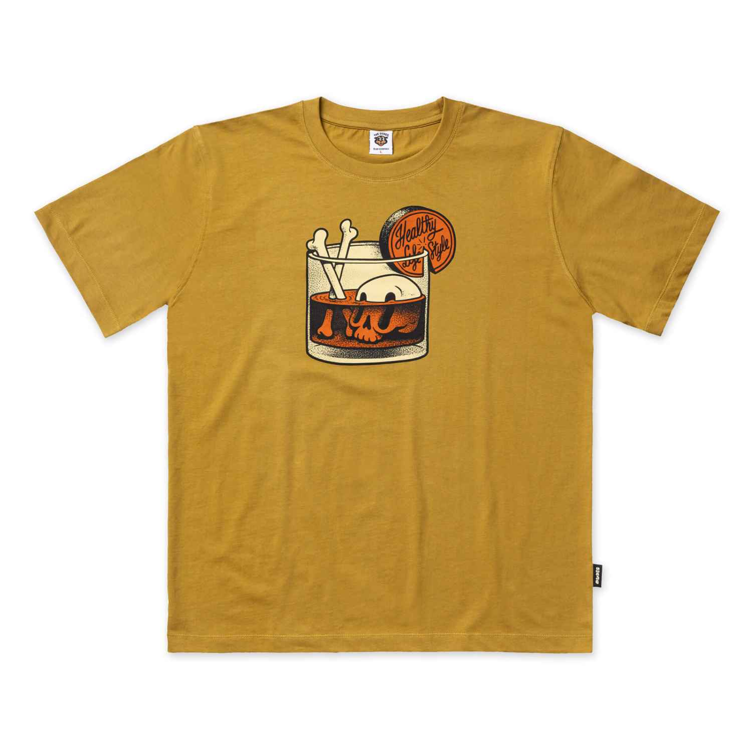 The Dudes Healthy T-Shirt - olive oil XXXL