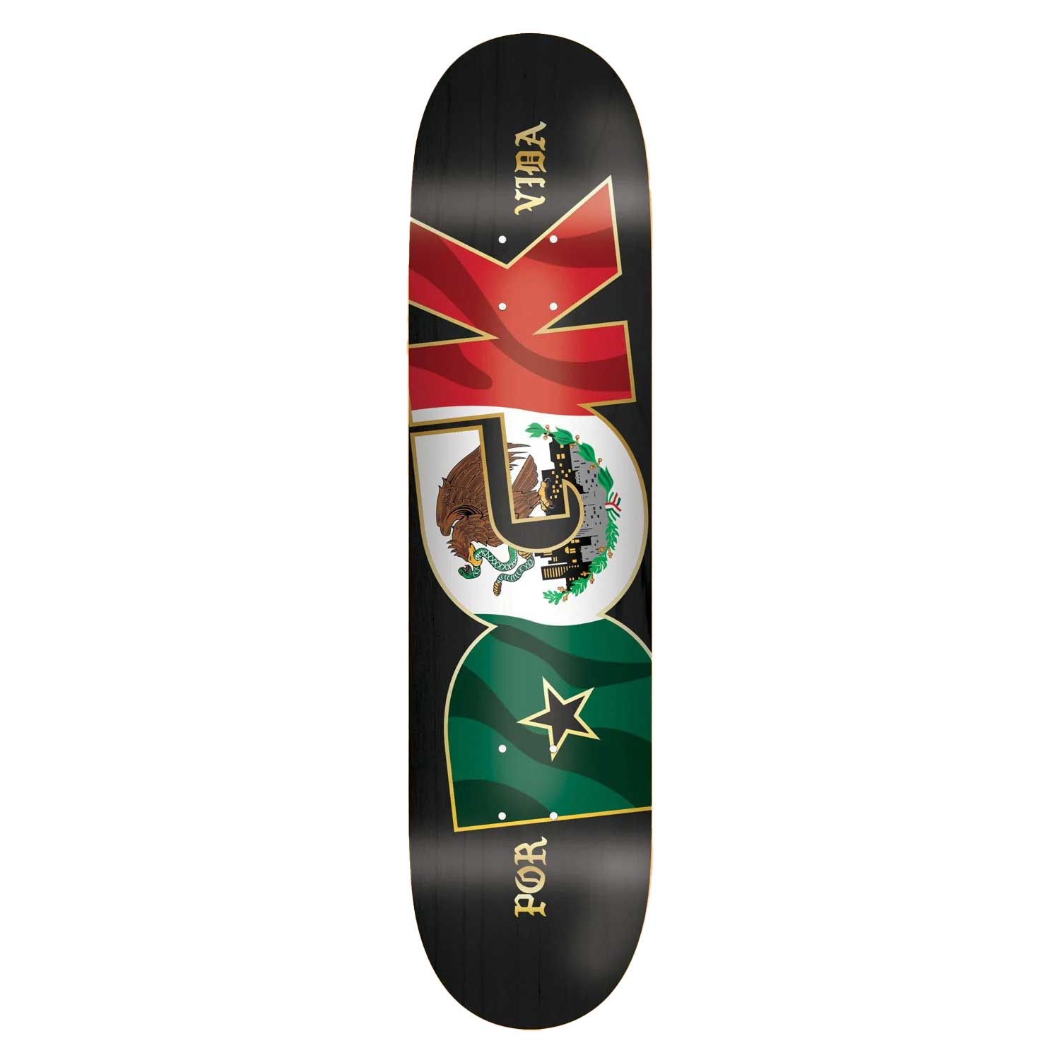 DGK Bandera Gold Ink Deck - 8.5