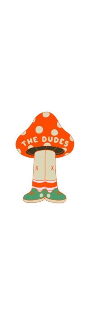 The Dudes Shroomy Patch - multicolor The Dudes Shroomy Patch - multicolor