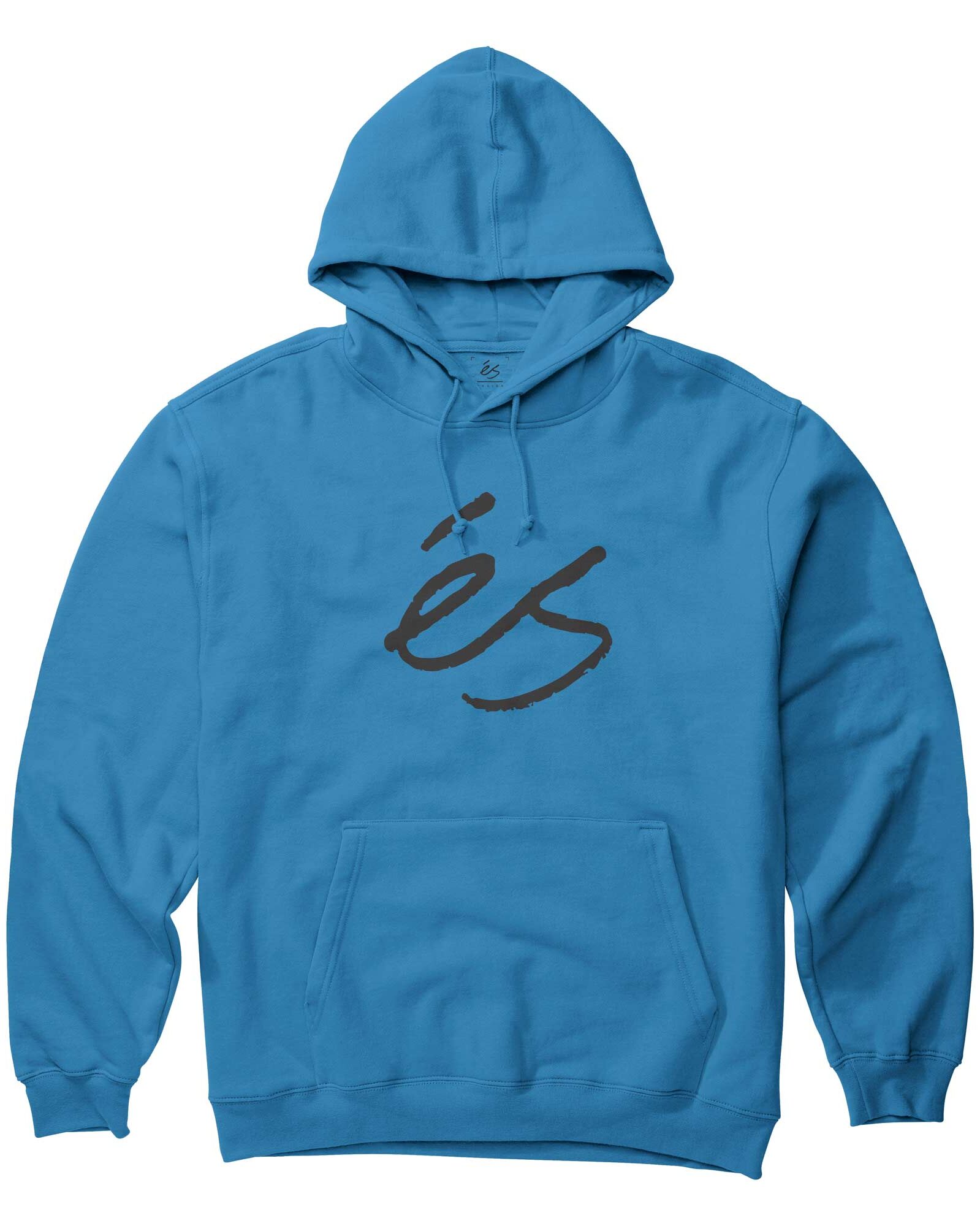 eS SKB Sweat SCRIPT 2 HOODIE, pacific blue XXL