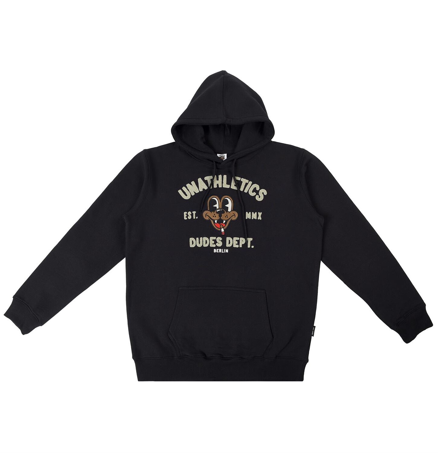 The Dudes Unathletics Dept. Hoody - black XXXL
