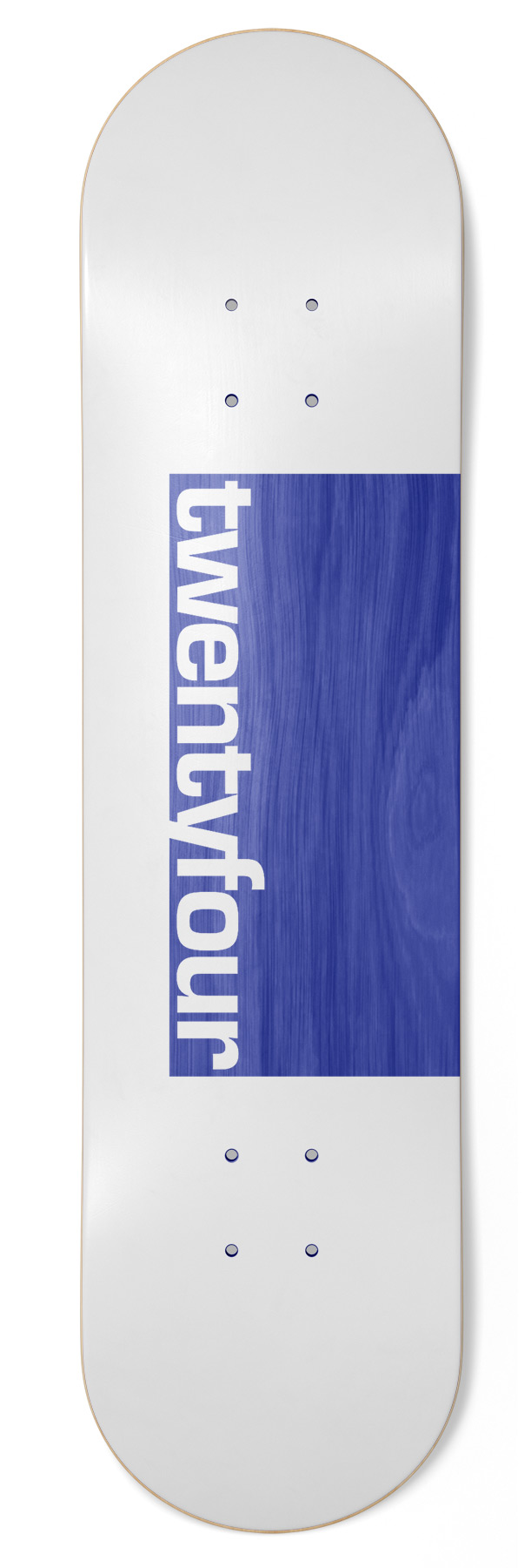Skateshop24 - twentyfour white Skateboard Deck Skateshop24 - twentyfour white Skateboard Deck 8.75