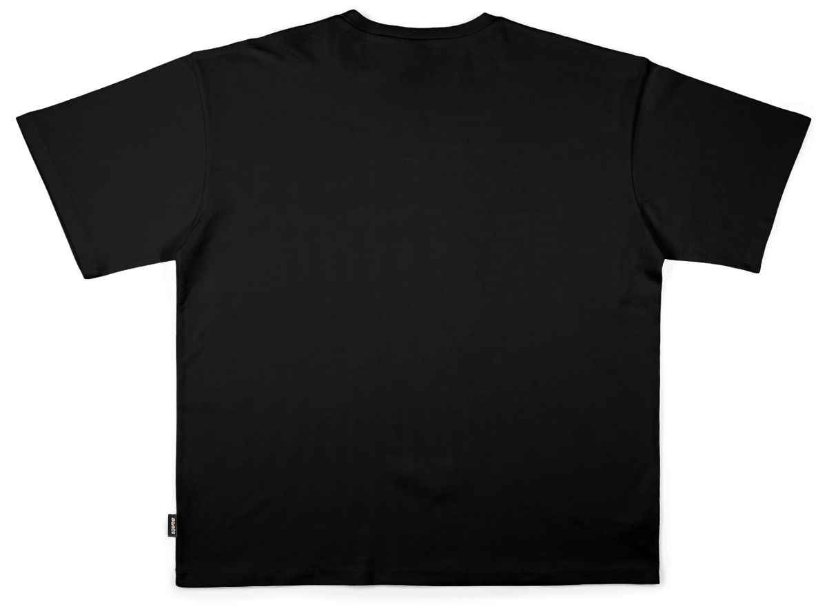 The Dudes Los Dudes Label Classic T-Shirt Oversize Heavyweight - black The Dudes European Fantasy Tower Classic T-Shirt Oversize - black XXXL